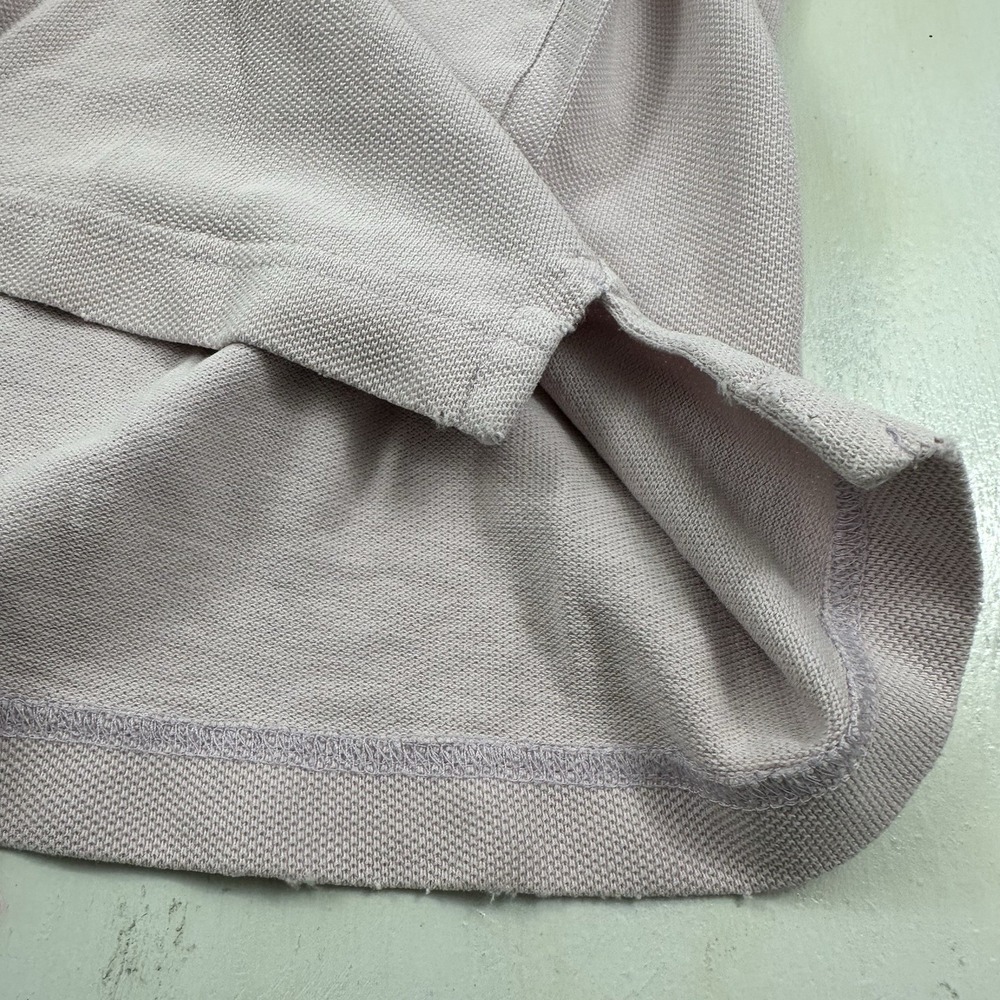 VTG abercrombie & fitch muscle Fit mens polo shirt XL Pink cotton Distressed - Picture 4 of 9